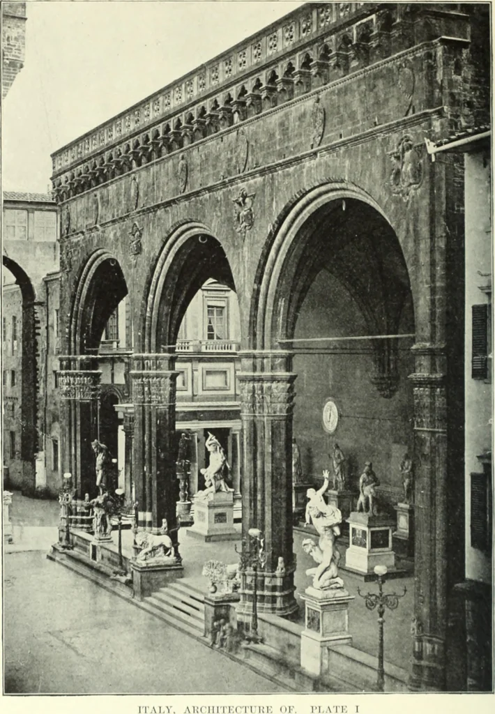An illustration from A dictionary of architecture and building; biographical, historical and descriptive, 1901, leaf 315