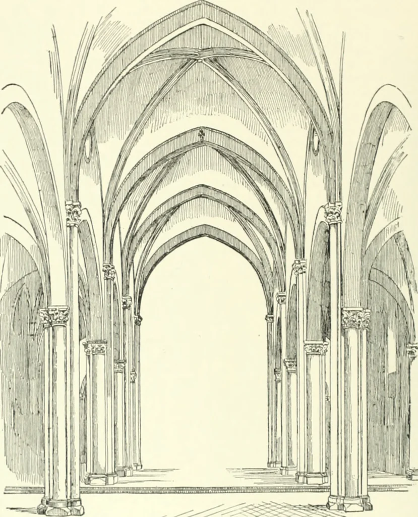 An illustration from A dictionary of architecture and building; biographical, historical and descriptive, 1901, leaf 341