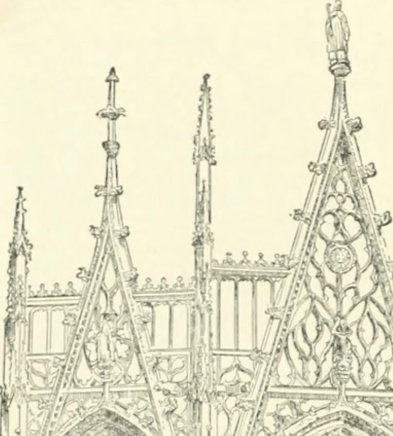 An illustration from A dictionary of architecture and building; biographical, historical and descriptive, 1901, leaf 39