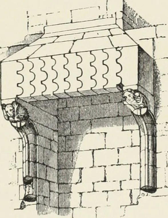 An illustration from A dictionary of architecture and building; biographical, historical and descriptive, 1901, leaf 390