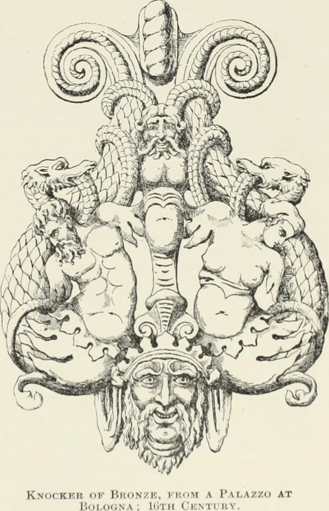 An illustration from A dictionary of architecture and building; biographical, historical and descriptive, 1901, leaf 408
