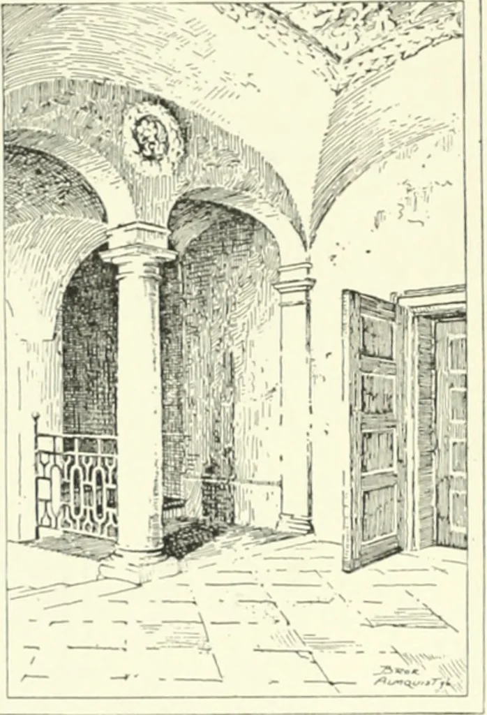 An illustration from A dictionary of architecture and building; biographical, historical and descriptive, 1901, leaf 415