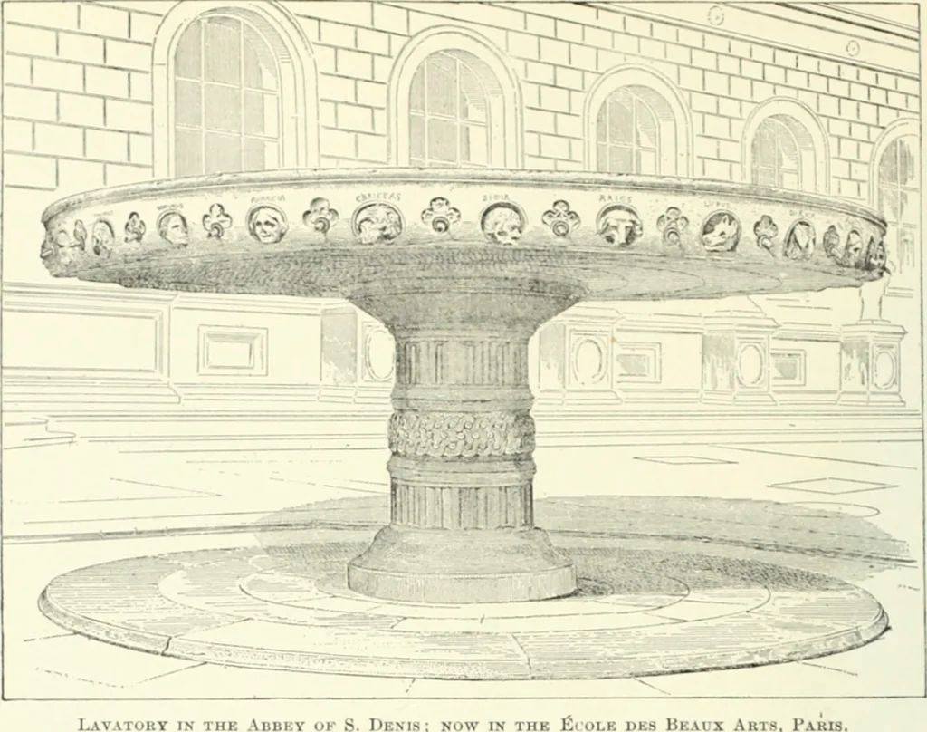 An illustration from A dictionary of architecture and building; biographical, historical and descriptive, 1901, leaf 425