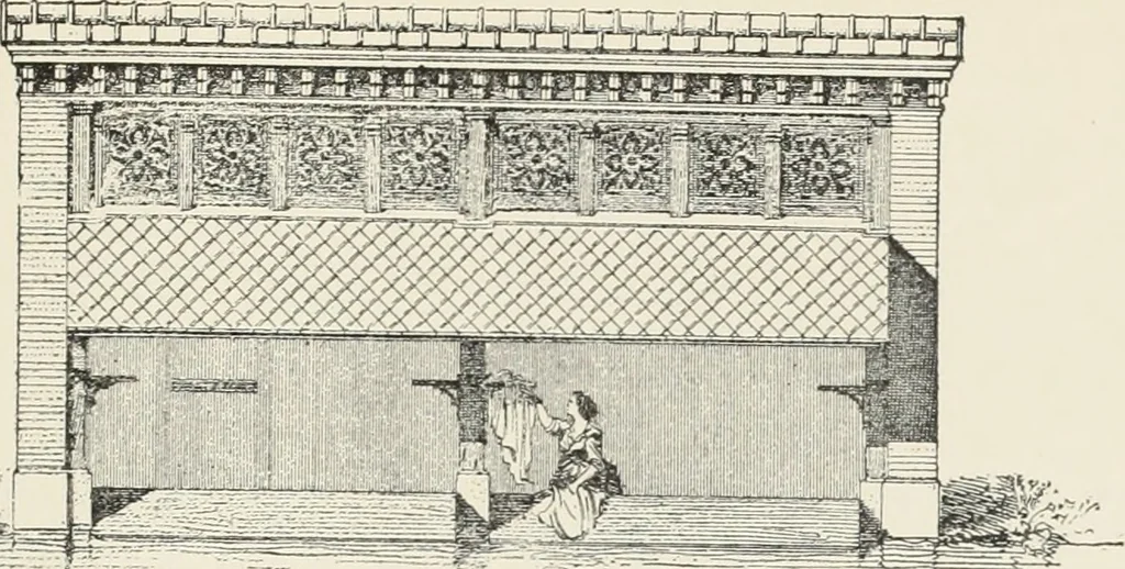 An illustration from A dictionary of architecture and building; biographical, historical and descriptive, 1901, leaf 426
