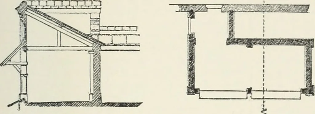An illustration from A dictionary of architecture and building; biographical, historical and descriptive, 1901, leaf 426