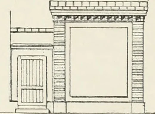An illustration from A dictionary of architecture and building; biographical, historical and descriptive, 1901, leaf 426