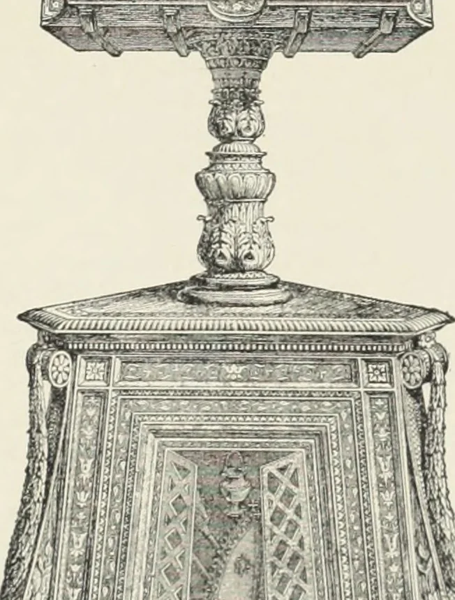 An illustration from A dictionary of architecture and building; biographical, historical and descriptive, 1901, leaf 434