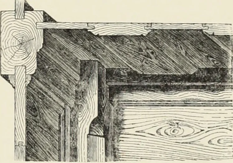 An illustration from A dictionary of architecture and building; biographical, historical and descriptive, 1901, leaf 44