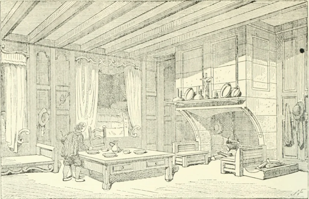 An illustration from A dictionary of architecture and building; biographical, historical and descriptive, 1901, leaf 457