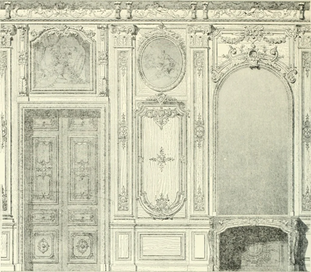 An illustration from A dictionary of architecture and building; biographical, historical and descriptive, 1901, leaf 469