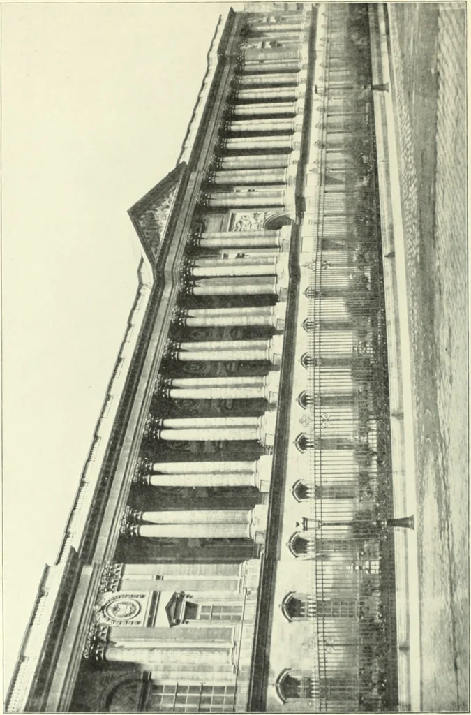 An illustration from A dictionary of architecture and building; biographical, historical and descriptive, 1901, leaf 473