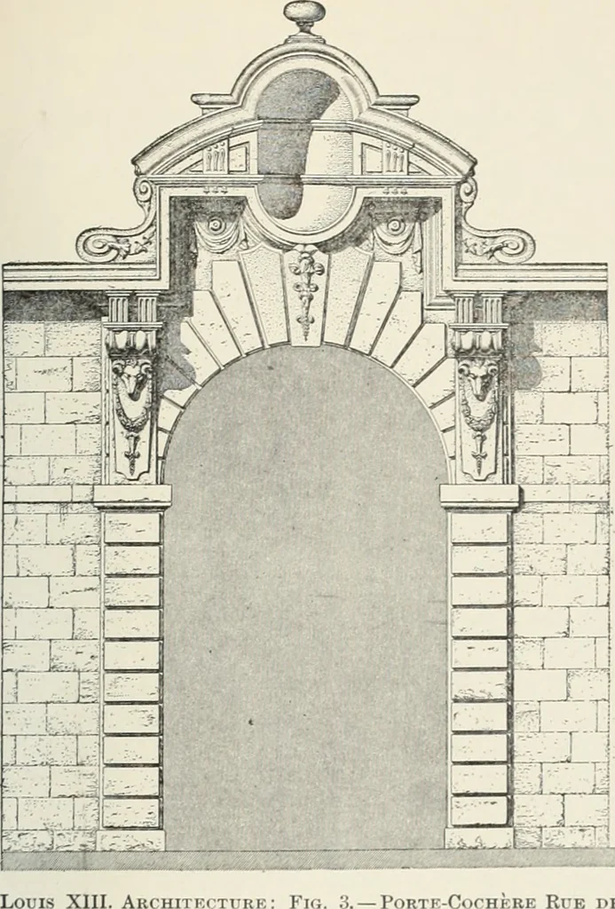 An illustration from A dictionary of architecture and building; biographical, historical and descriptive, 1901, leaf 476