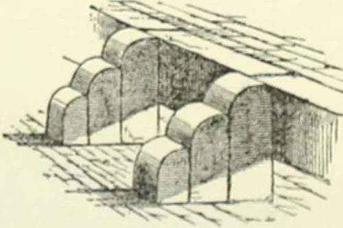 An illustration from A dictionary of architecture and building; biographical, historical and descriptive, 1901, leaf 479