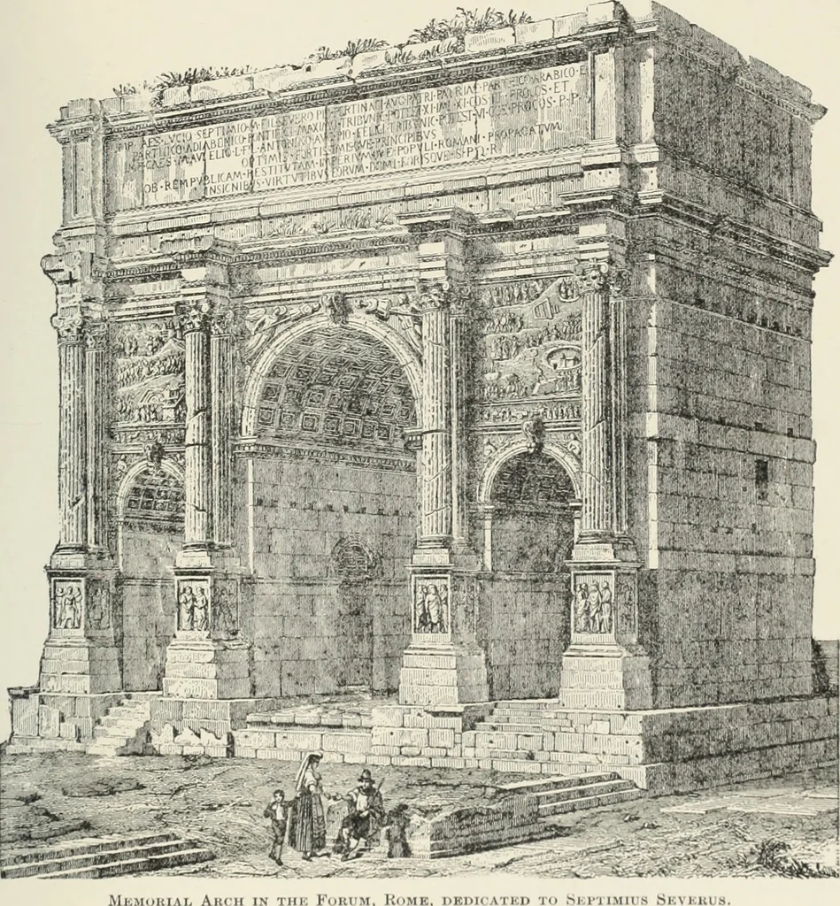 An illustration from A dictionary of architecture and building; biographical, historical and descriptive, 1901, leaf 506