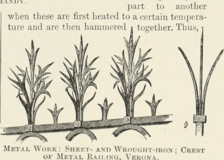 An illustration from A dictionary of architecture and building; biographical, historical and descriptive, 1901, leaf 516