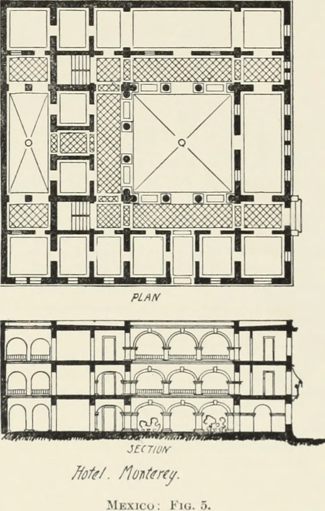 An illustration from A dictionary of architecture and building; biographical, historical and descriptive, 1901, leaf 530
