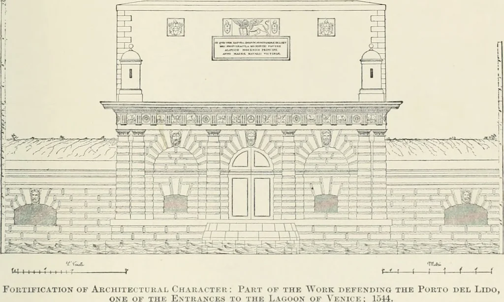 An illustration from A dictionary of architecture and building; biographical, historical and descriptive, 1901, leaf 54