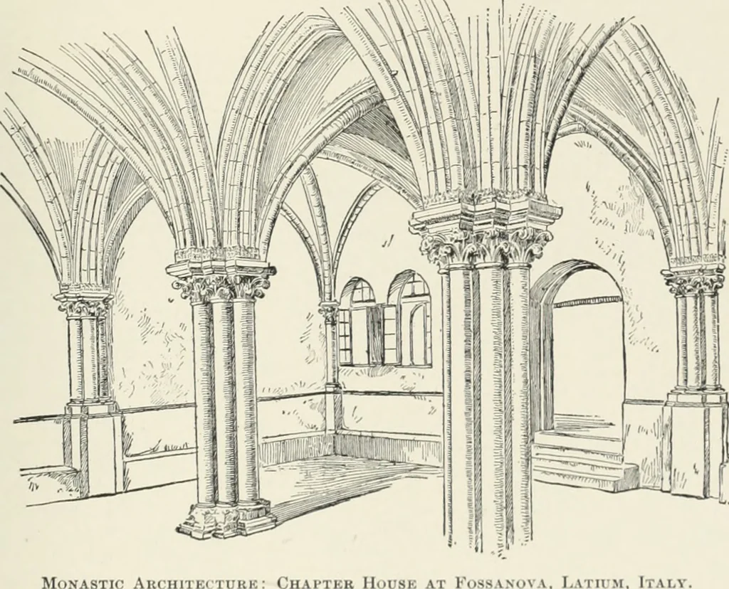 An illustration from A dictionary of architecture and building; biographical, historical and descriptive, 1901, leaf 544