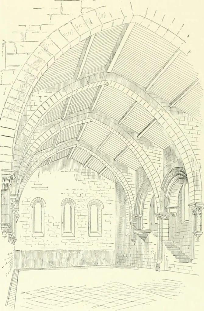 An illustration from A dictionary of architecture and building; biographical, historical and descriptive, 1901, leaf 545
