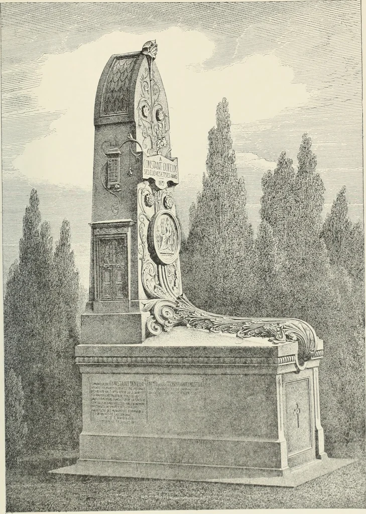An illustration from A dictionary of architecture and building; biographical, historical and descriptive, 1901, leaf 552