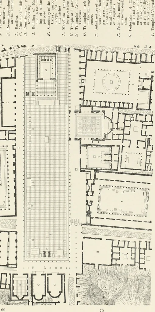 An illustration from A dictionary of architecture and building; biographical, historical and descriptive, 1901, leaf 56