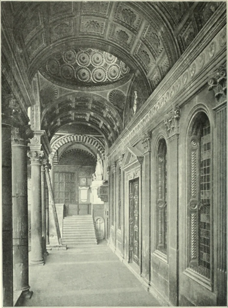An illustration from A dictionary of architecture and building; biographical, historical and descriptive, 1901, leaf 589