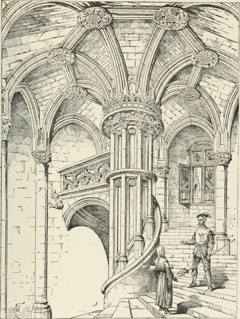 An illustration from A dictionary of architecture and building; biographical, historical and descriptive, 1901, leaf 600