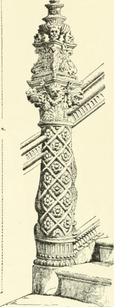 An illustration from A dictionary of architecture and building; biographical, historical and descriptive, 1901, leaf 601