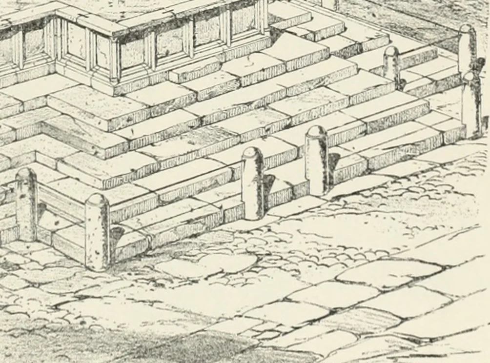 An illustration from A dictionary of architecture and building; biographical, historical and descriptive, 1901, leaf 64