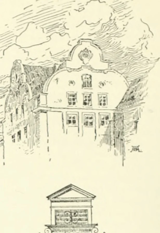 An illustration from A dictionary of architecture and building; biographical, historical and descriptive, 1901, leaf 67