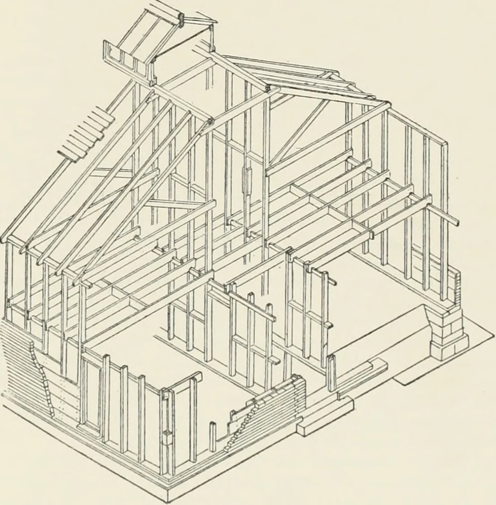 An illustration from A dictionary of architecture and building; biographical, historical and descriptive, 1901, leaf 68
