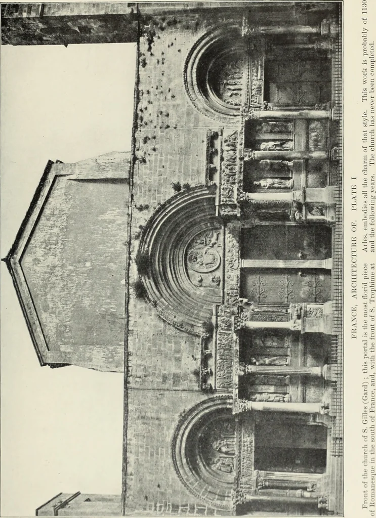 An illustration from A dictionary of architecture and building; biographical, historical and descriptive, 1901, leaf 72