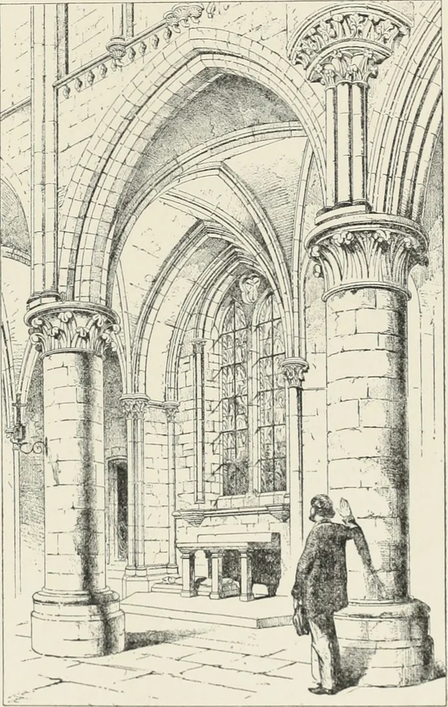 An illustration from A dictionary of architecture and building; biographical, historical and descriptive, 1901, leaf 84