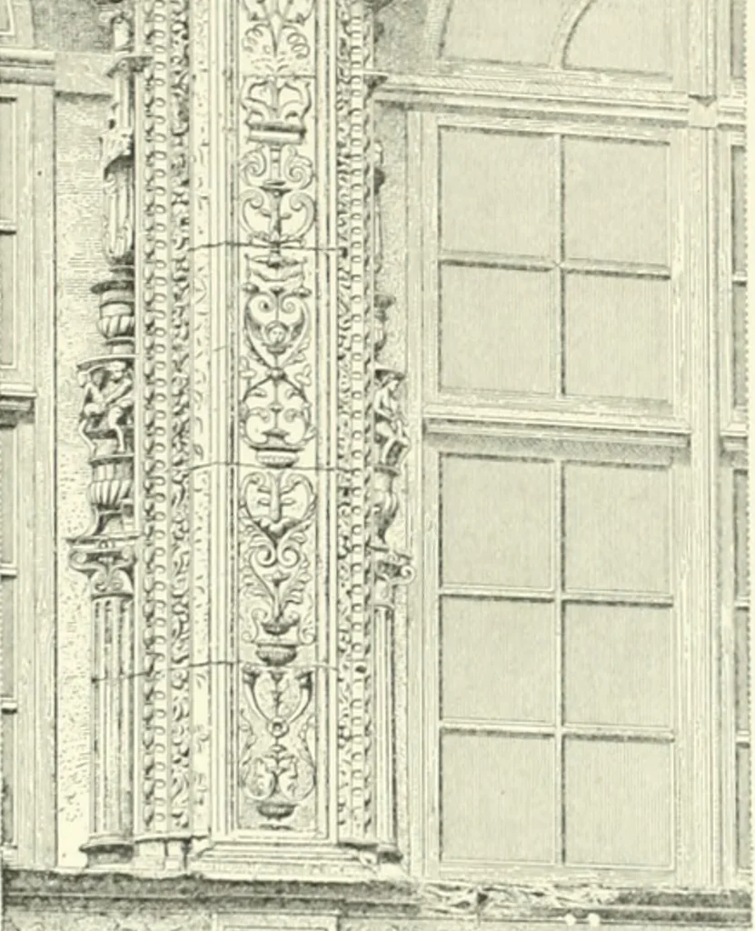 An illustration from A dictionary of architecture and building; biographical, historical and descriptive, 1901, leaf 89
