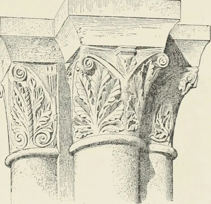 An illustration from A dictionary of architecture and building; biographical, historical and descriptive, 1901, leaf 94