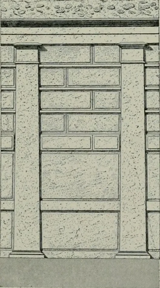 An illustration from A dictionary of architecture and building; biographical, historical and descriptive, 1901, leaf 100