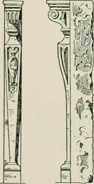 An illustration from A dictionary of architecture and building; biographical, historical and descriptive, 1901, leaf 101