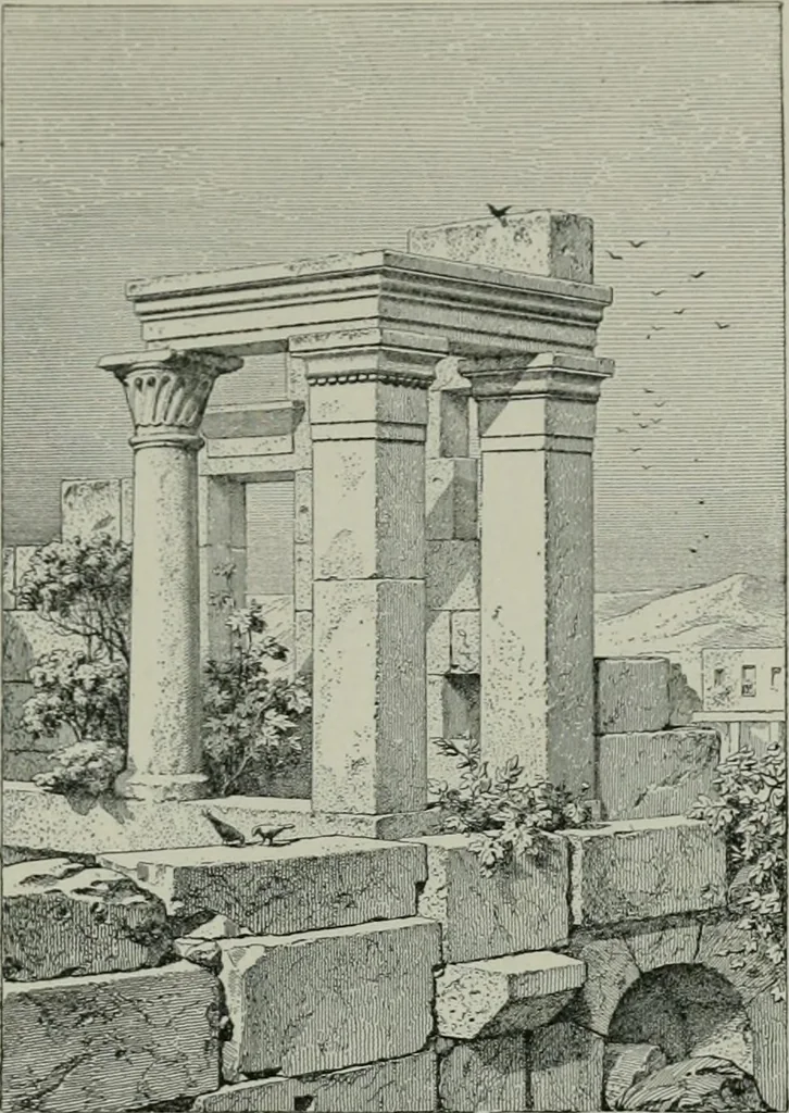 An illustration from A dictionary of architecture and building; biographical, historical and descriptive, 1901, leaf 102