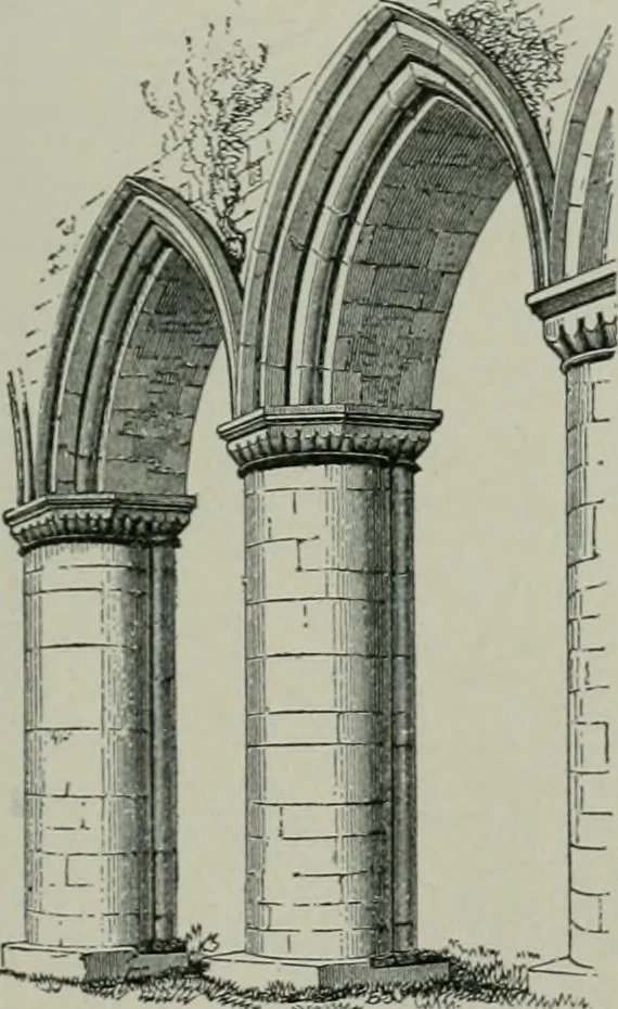 An illustration from A dictionary of architecture and building; biographical, historical and descriptive, 1901, leaf 102