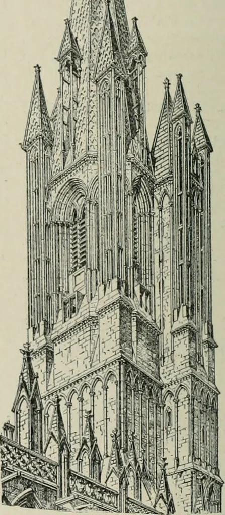 An illustration from A dictionary of architecture and building; biographical, historical and descriptive, 1901, leaf 103