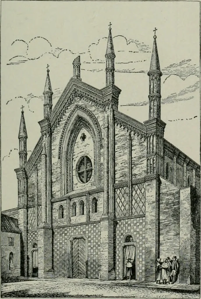 An illustration from A dictionary of architecture and building; biographical, historical and descriptive, 1901, leaf 106