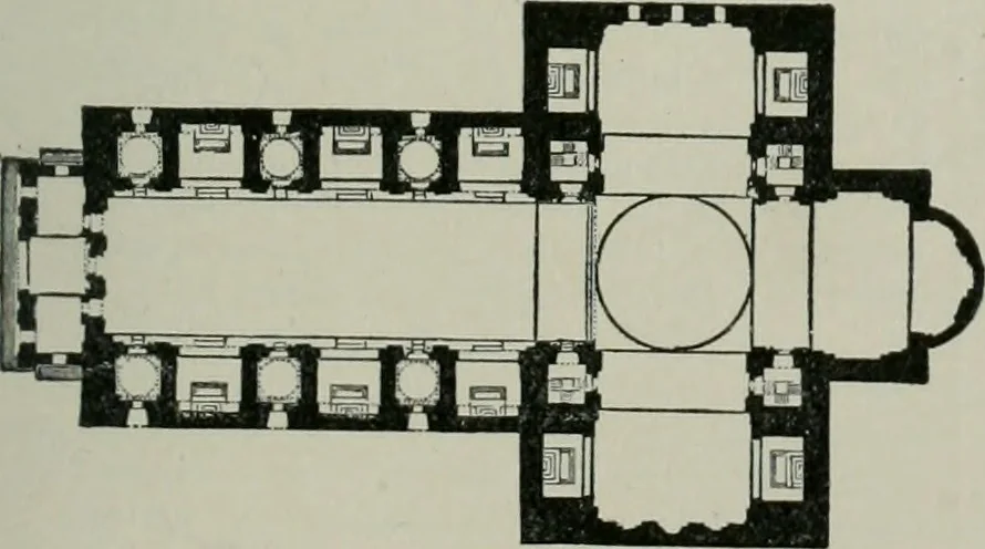 An illustration from A dictionary of architecture and building; biographical, historical and descriptive, 1901, leaf 110