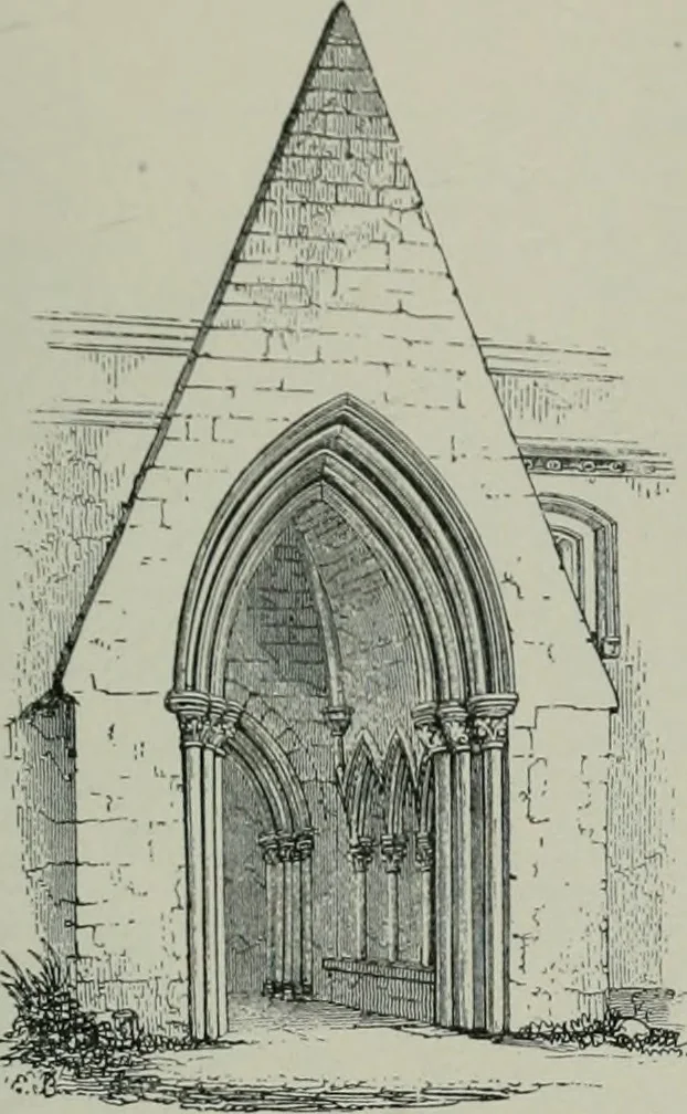 An illustration from A dictionary of architecture and building; biographical, historical and descriptive, 1901, leaf 128