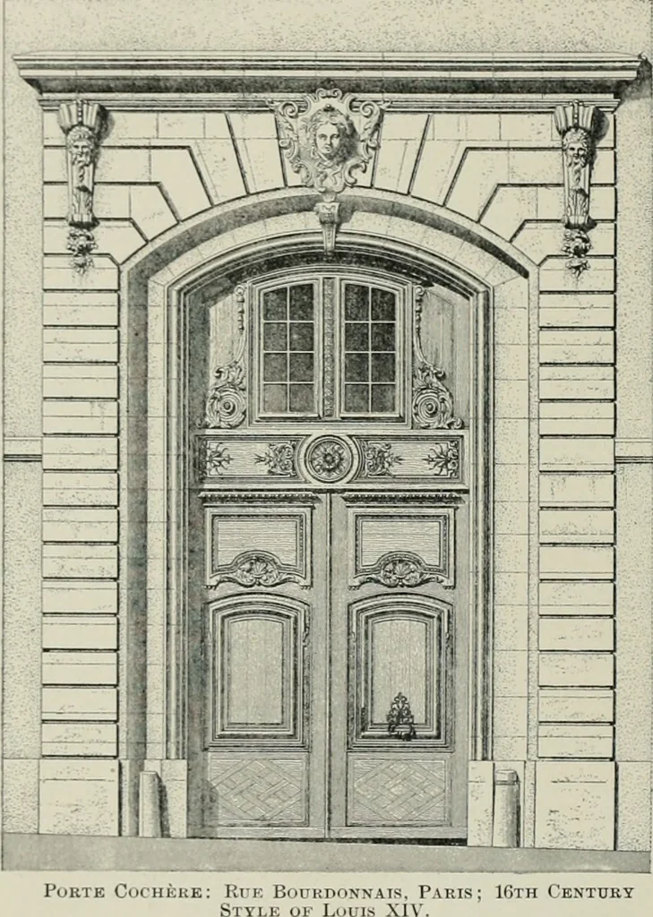 An illustration from A dictionary of architecture and building; biographical, historical and descriptive, 1901, leaf 131