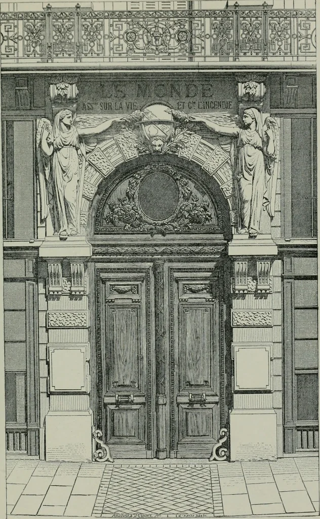 An illustration from A dictionary of architecture and building; biographical, historical and descriptive, 1901, leaf 134