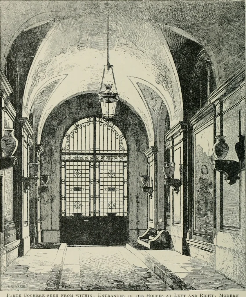 An illustration from A dictionary of architecture and building; biographical, historical and descriptive, 1901, leaf 135