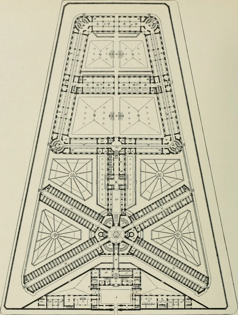An illustration from A dictionary of architecture and building; biographical, historical and descriptive, 1901, leaf 149