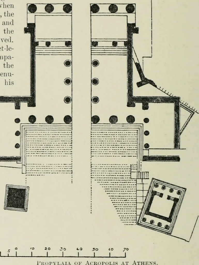 An illustration from A dictionary of architecture and building; biographical, historical and descriptive, 1901, leaf 153
