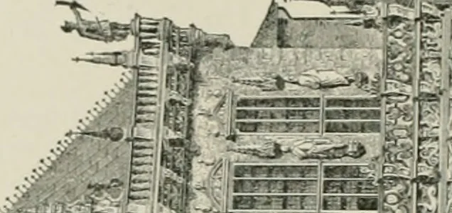 An illustration from A dictionary of architecture and building; biographical, historical and descriptive, 1901, leaf 173