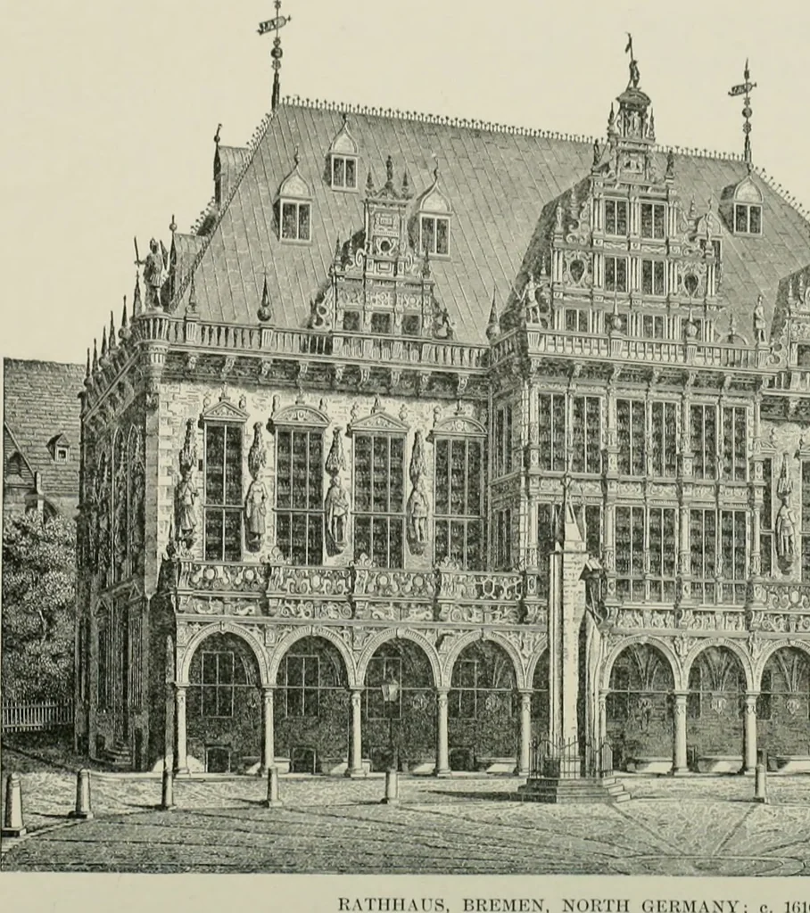 An illustration from A dictionary of architecture and building; biographical, historical and descriptive, 1901, leaf 173